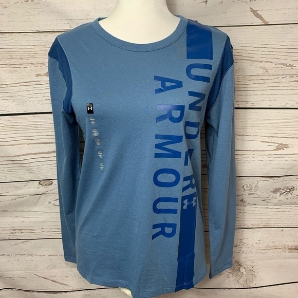 NWT UA Loose Fit Heat Gear Long Sleeve Top Small - Picture 7 of 7